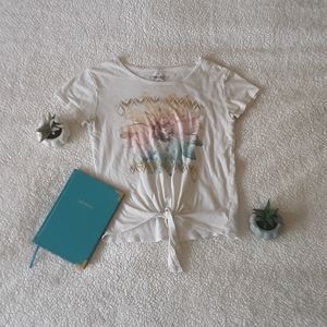Girls flower tee